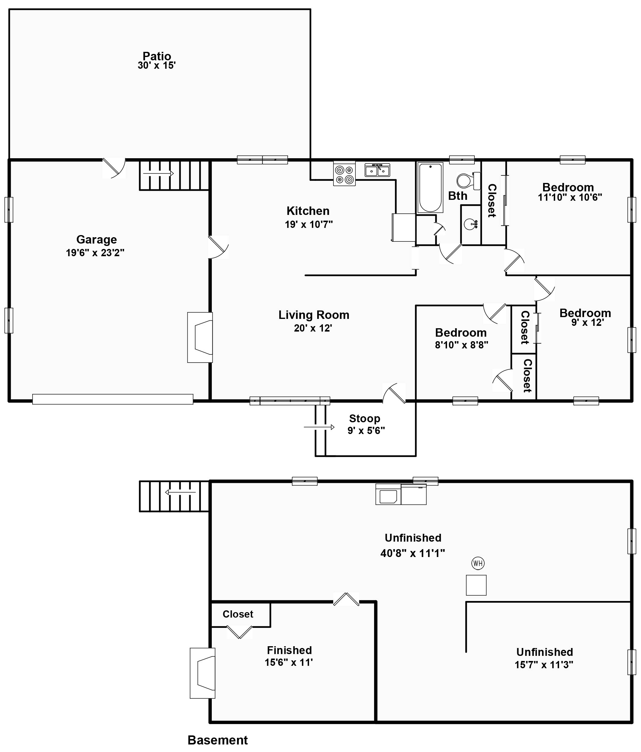 3454 N Christine Drive, Decatur, IL Floorplan